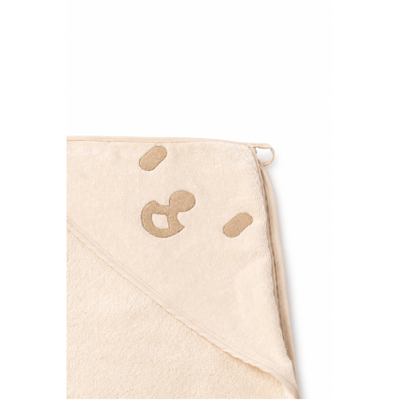 Serviette à capuche Baby Bear, 80 × 80 cm | VELONIA