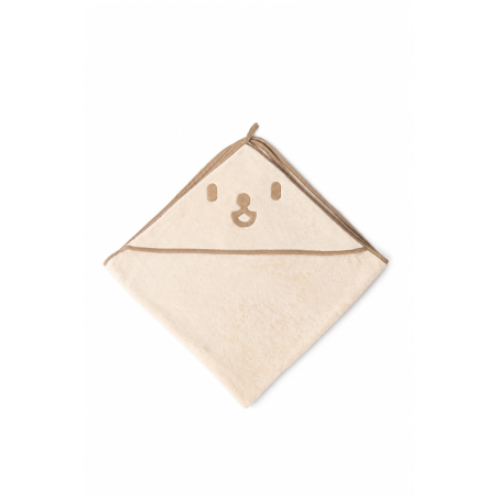 Asciugamano con cappuccio Baby Bear, 80 × 80 cm | VELONIA